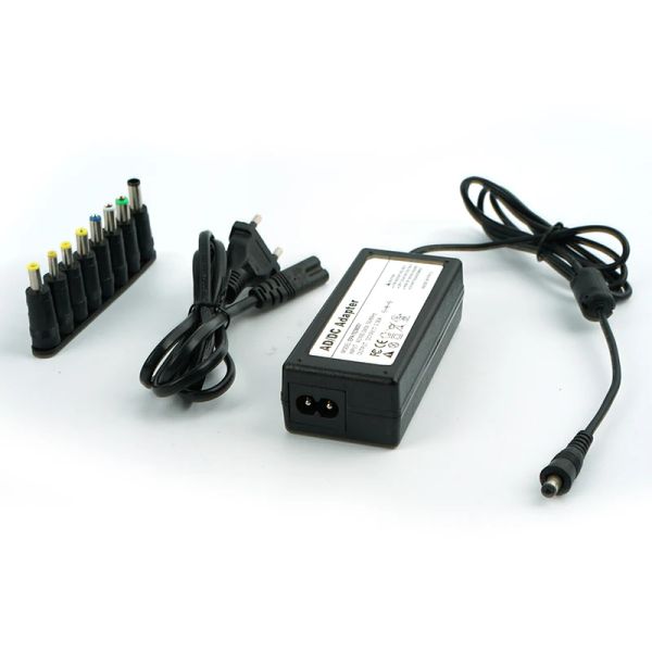 Fornisce caricabatterie universale per laptop 19 V 2,36 A CA/CC per laptop HP, Dell, Acer, Asus, Toshiba, Lenovo, IBM, Compaq, Samsung