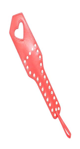 Giocattoli per adulti bdsm gioca sculacciata paddle bondage slapper a forma di cuore foro giochi di sesso per adulti nero rosso rosa GN2824010118232091