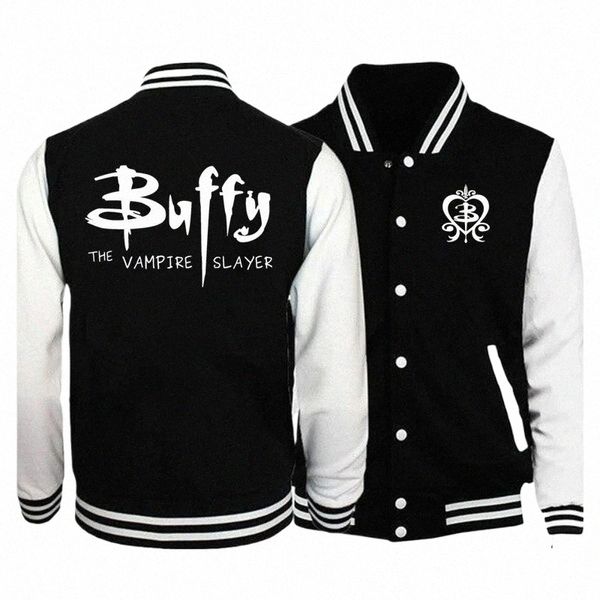 TV-Film Buffy the V-Vampire Slayer Jacke Sweatshirts Frauen Männer Mantel Baseball Uniform Jacke Paar Druck Strickjacke Kleidung Tops 84VH #