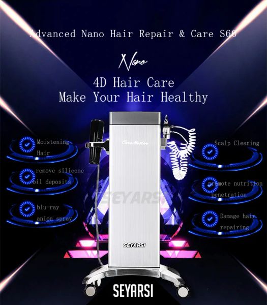 Irons Yeni Nano Saç Bakım Makinesi Kafa Bakımı Bakım Makinesi Saç Boya Saçı Buharlı Termal Cilt Cilt Cilt Nem Makinesi