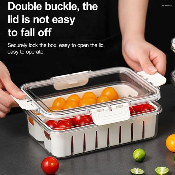 Depolama Şişeleri Taşınabilir kutu kapasitesi Kapak Tasarı Tasarım BPA Ücretsiz Gıda Konteyner Buzdolabı Organizasyonu