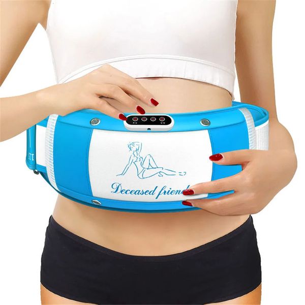 Massageador para corpo elétrico celulite emagrecimento cinto ginástica passiva massagem barriga 240314