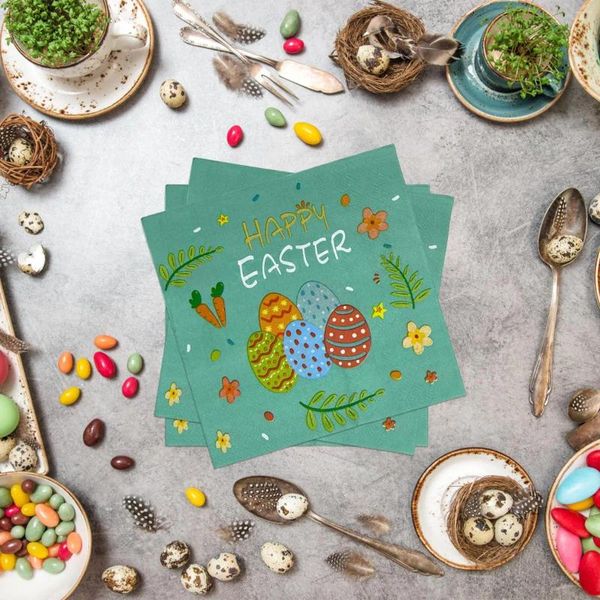 Party Dekoration Ostern Happy Decor 20PCS Ei Seidenpapier Tisch Karotte