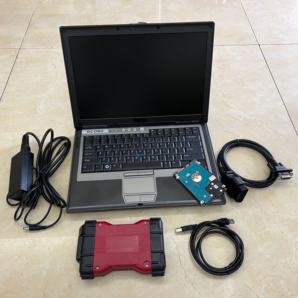 Scanner de diagnóstico de carro vcm2 vcm ids v129 jlr v128 obd2 com suporte para laptop d630 multilíngue