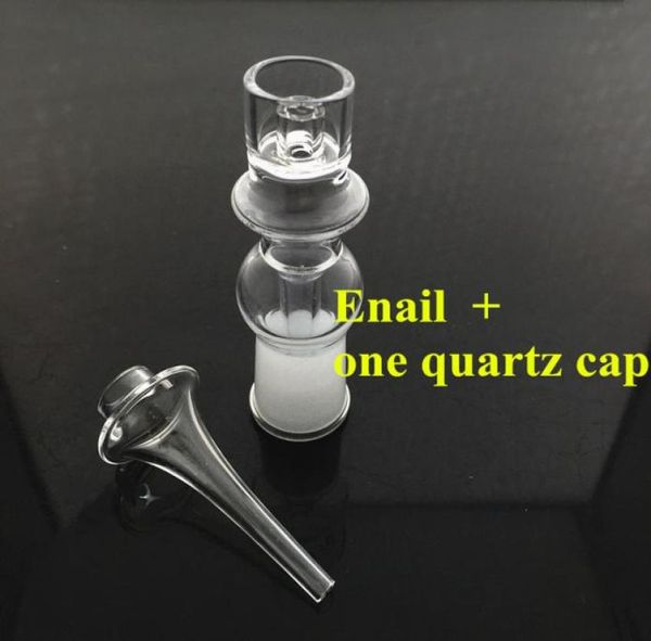 Hyman Rigs Purity Domeless Quarzo chiodo Maschio Femmina Fit 16mm 20mm chiodo Coil Heater Quarzo Banger chiodo Domeless Per dab rig31955699650485