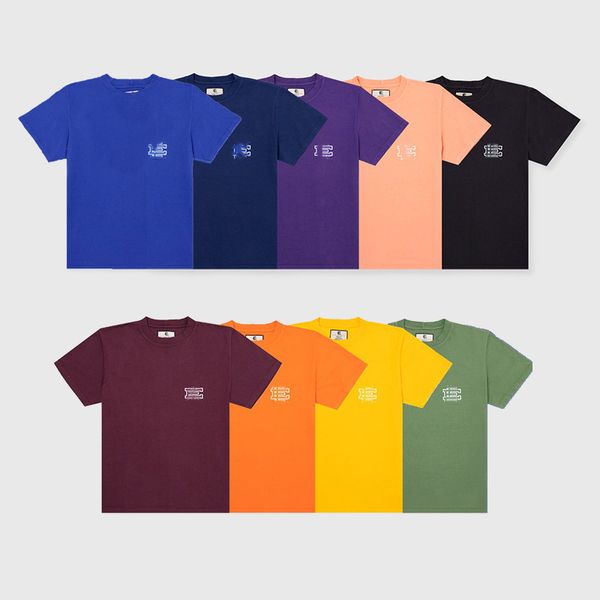 Дизайнерская мужская футболка с буквенным принтом логотипа Y2k Рубашки в стиле хип-хоп Модные летние однотонные свободные повседневные футболки с короткими рукавами для мужчин и женщин