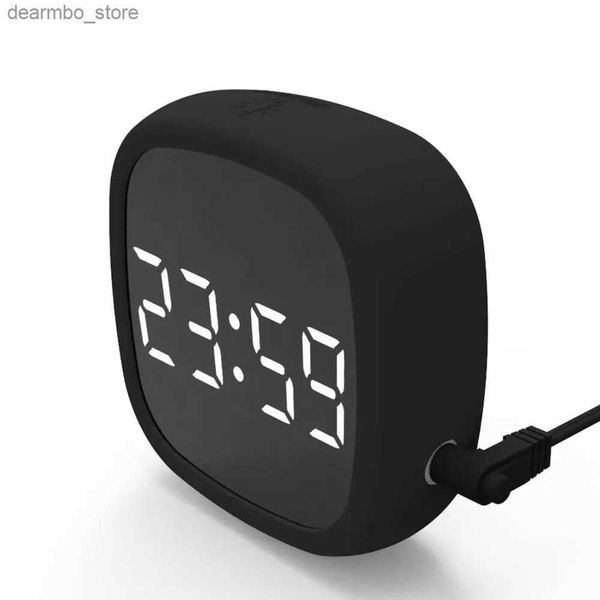 Orologi da tavolo da scrivania 12/24 Big Number Led Snooze Sveglia Touch regolabile Blacklight Orologio da tavolo Mini cucina Silice Travel Sound control Watch24327