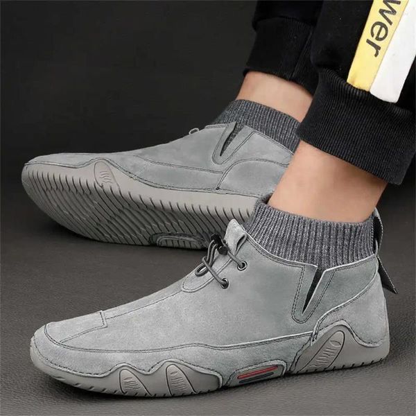 Sapatos casuais de alta corte condução líder moda vulcanizar esportes para crianças preto masculino tênis snaeker funky design shoos boty tennes