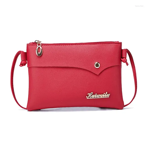 Bolsas de ombro moda feminina bolsa de couro do plutônio das senhoras com zíper bolso do telefone casual mensageiro carteras mujer de hombro