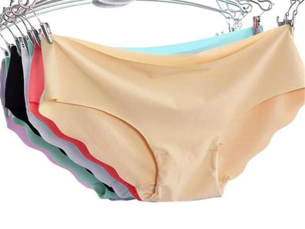 2020 1PC Donne Sexy bueaty Biancheria Intima Invisibile Perizoma In Cotone Spandex cassetti Gas Senza Soluzione di Continuità Biforcazione solido undies 947600552