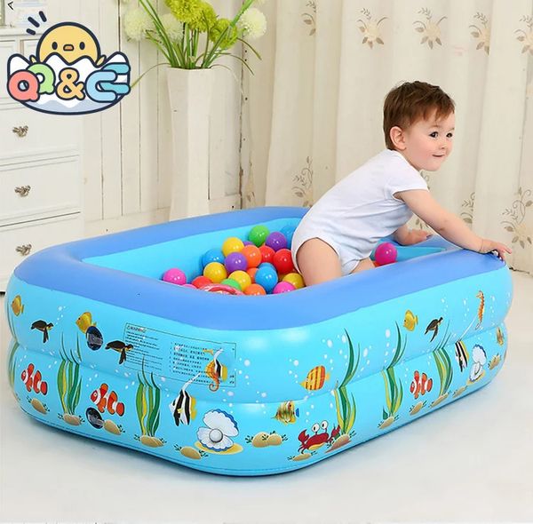 Piscina per bambini Giochi gonfiabili Piscine con cornice Giardino Bagnetto per bambini Vasca da bagno Estate Giochi d'acqua per interni all'aperto Regali Kid 240321