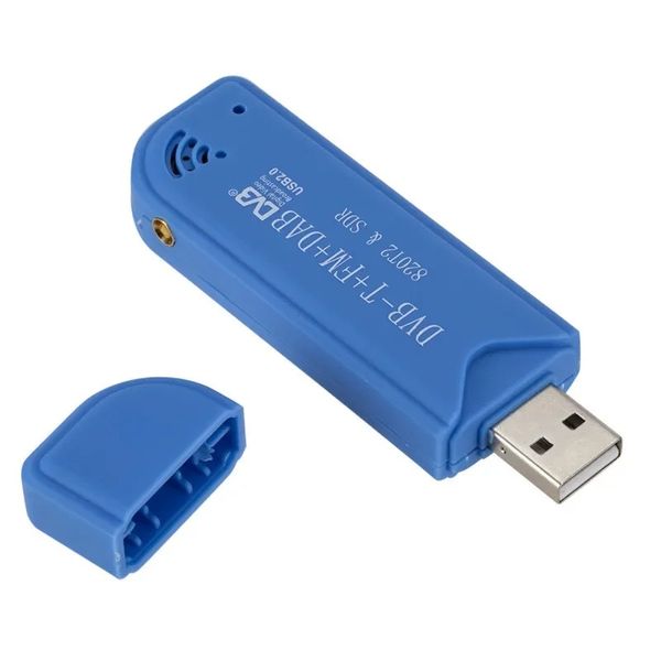 TV Stick USB2.0 Digitale DVB-T SDR+DAB+FM Ricevitore sintonizzatore TV Stick RTL2832U+ FC0012 con telecomando Sintonizzatore Registratore Qualità