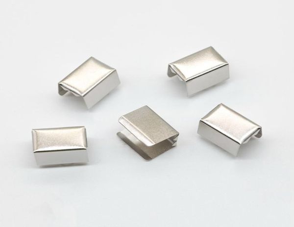 100 pezzi 5x10mm metallo quadrato cavo di cuoio piegatura tappi di chiusura stringa corda clip per braccialetto fai da te creazione di gioielli risultati5460048