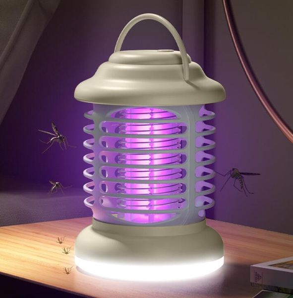 USB-betriebene LED-Mückenschutz-Insektenvernichtungsmaschine, Bug-Zapper, elektrische Fliegenfängerfalle, Lampe, Mückenvernichter, Außenlaterne