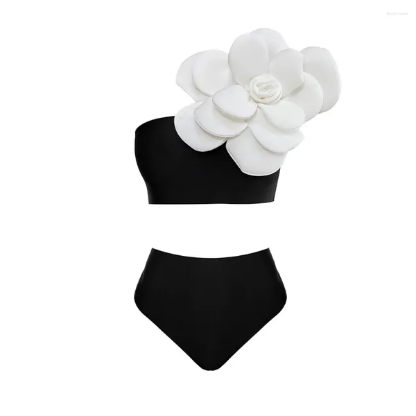 Mulheres de banho sexy biquinis cintura alta ruffe printe maiô feminino push up maiô 2024 conjunto biquíni brasileiro verão beachwear