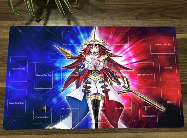 Almofadas Yugioh além do pêndulo tcg ccg esteira de jogo de cartas de negociação tapete de mesa mesa de jogo mouse pad de borracha mousepad com saco