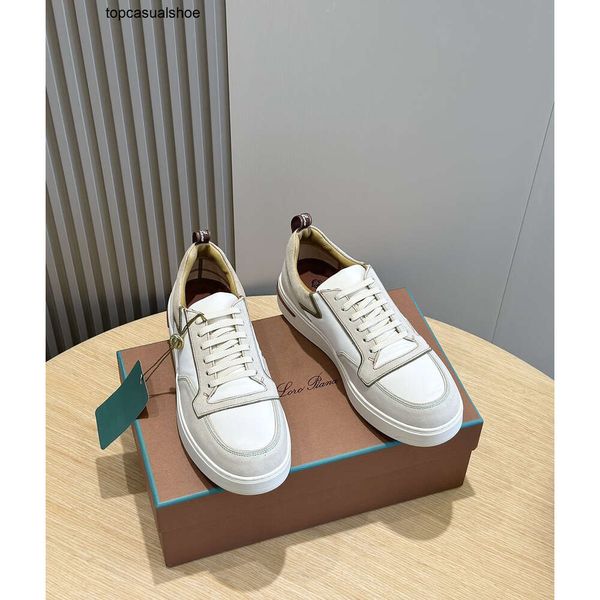Loro Piano Lp Lorospianasl Güzel Yeni Koleksiyon Varış Erkek Tasarımcı Sneaker Sıradan Tasarımcı Ayakkabıları ~ Yüksek Kaliteli Erkek Ayakkabı Spor ayakkabıları AB Boyutu 38-45