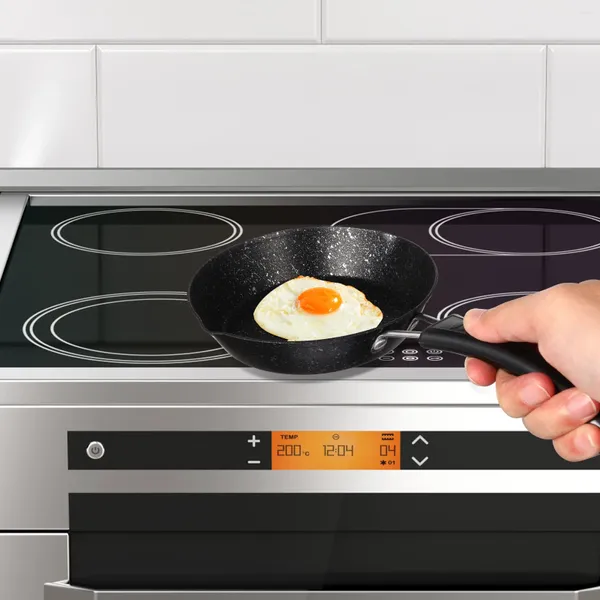 Сковороды Сковорода для яиц Мини-омлет Плоская сковорода Сковорода для завтрака Бытовая с антипригарным покрытием
