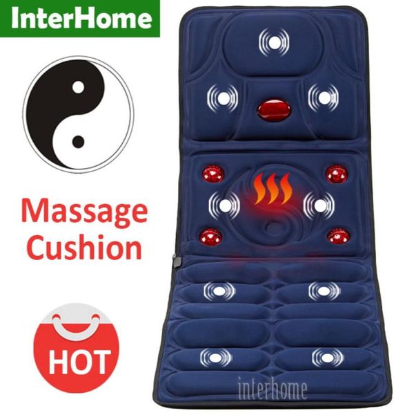 TAICHI Materasso per massaggio elettrico Massaggio cervicale Collo Schiena Gambe Massaggiatore per uso domestico per tutto il corpo Cuscino per massaggio Attrezzatura1197773