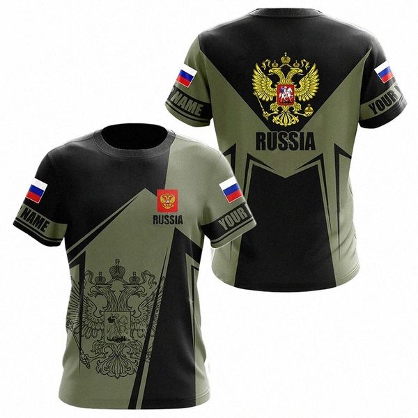 Rússia camisetas masculinas casuais soltas em torno do pescoço bandeira russa manga curta tops camisetas roupas masculinas camisetas de grandes dimensões streetwear r1su #