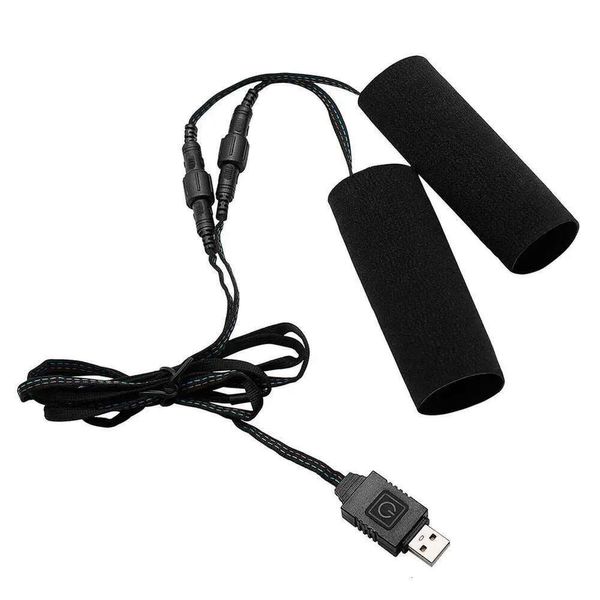 Atualização ajustável motocicleta usb isolado aquecido acessórios de bicicleta elétrica punhos guidão aquecimento scoo l2h8