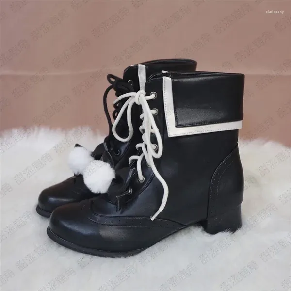 Stivali Autunno Inverno Sweet Lolita Scarpe da donna College High Top Allacciatura Kawaii Anime Caviglia giapponese