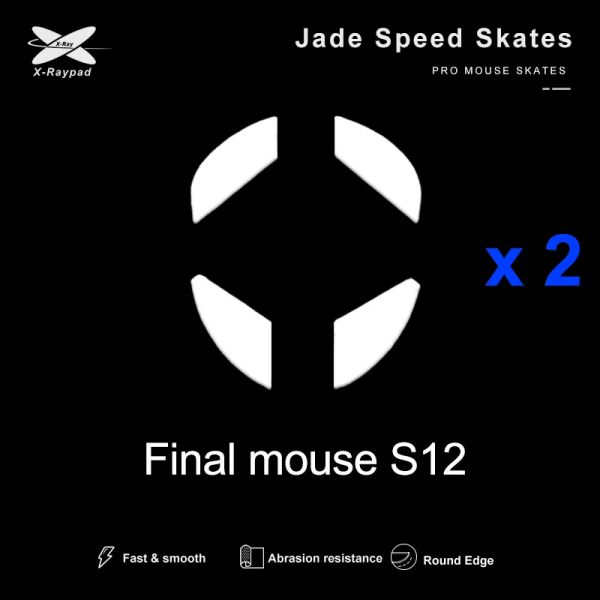 Pads Xraypad Jade Skates für Ultralight 2/Starlight 12 Xraypad Maus-Skates 2 Sets