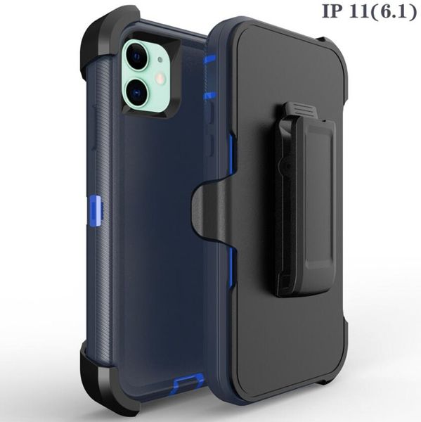 Robuste, stoßfeste und wasserdichte 3-in-1-Schutzhülle für Hybridroboter in Militärqualität, mit Schnalle/Holster, für iPhone 15 14 13 12 11 XR X / Xs Max 6 7 8 Plus