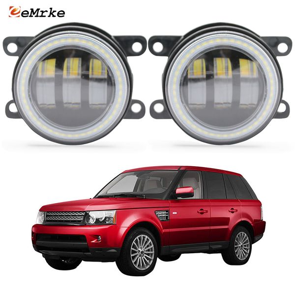 EEMRKE LED SİSTE FARK MÜKEMMELİ 30W/ 40W Land Rover Range Rover Sport L320 2010 2011 2012 2013 ile Clear Lens Angel Gözleri