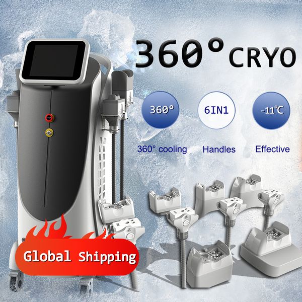 Máquina de congelamento de gordura não invasiva, remoção de celulite, criolipólise, emagrecimento corporal, dispositivo de modelagem com certificação CE