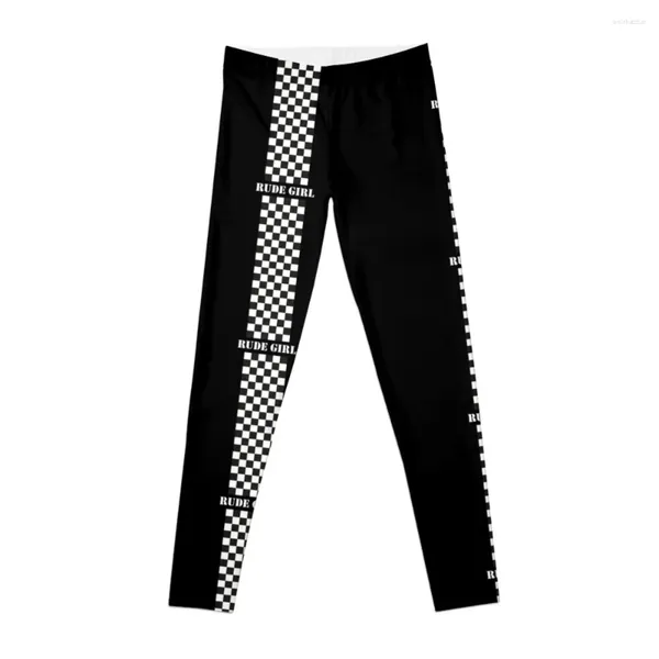 Pantaloni attivi Rude Girl - Leggings bicolore Legging solleva Busports per camicie sportive Gym Harem Womens