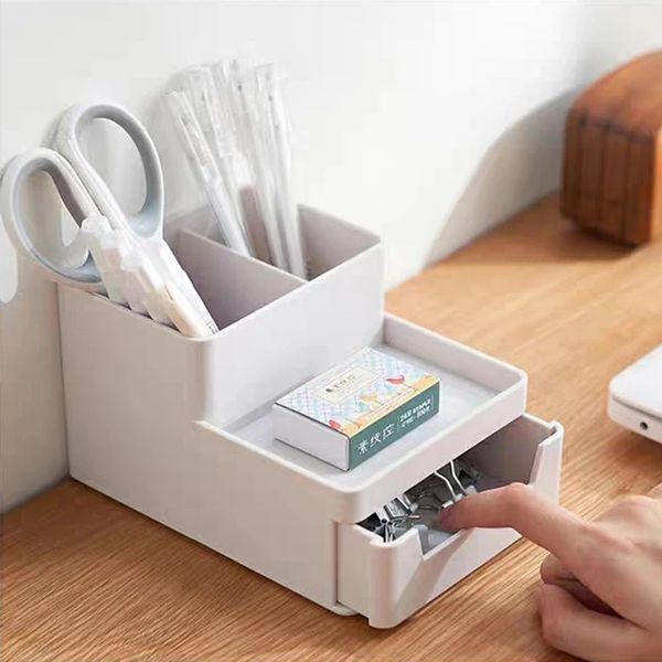 2024 Multifunctional A4 File Tray with Pen Holder Paper Magazine Document Storage Rack Book Stand Desk Organizer Office Accessories