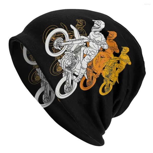 Berets Quatro Motocross Fina Skullies Beanies Outono Primavera Caps para Homens Mulheres Dirt Bike Motor Sport Ski Bonnet Chapéus