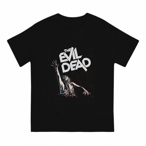 T-shirt da uomo Evil Dead Divertente Cott Tees Manica corta Spaventoso Horror T-shirt Colletto tondo Abbigliamento Graphic 98wd #