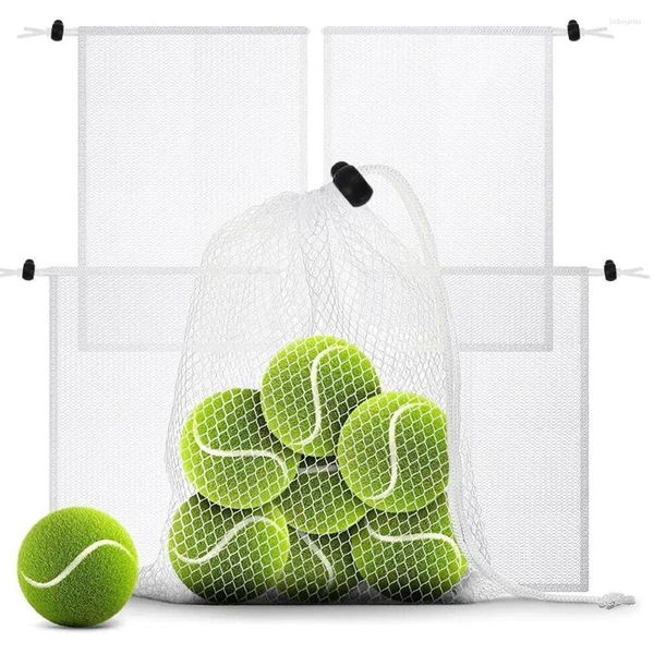 Sacos de lavanderia para viagem multiuso Nylon Stuff Sack Mesh Drawstring Bag Storage