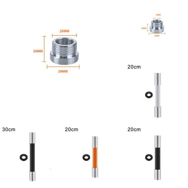 2024 Estensione del rubinetto del bagno Rubinetti della cucina universali Ugello del rubinetto dell'acqua Rotazione di 360 Adattatore di estensione della doccia Accessori per il bagno