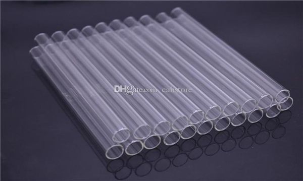 Canudos reutilizáveis de vidro de borosilicato ecológico, canudos retos transparentes de 15cm12mm para coquetel de leite, amor, óleo de vidro rosa b2266952