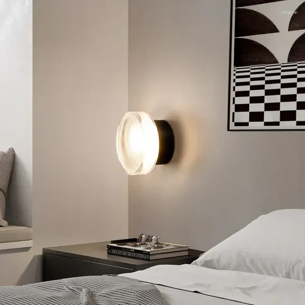 Lampada da parete SANDYHA Moderna Luce Acrilico Lampara Pared Per Camera Da Letto Soggiorno Studio Corridoio Ristorante Apliques De Luz Para