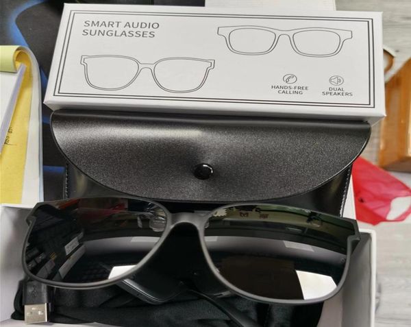 Многофункциональные солнцезащитные очки Smart Audio 2 в 1, беспроводная Bluetooth-гарнитура, наушники, звонки по рукам, двойные динамики SG001, товар 8900123