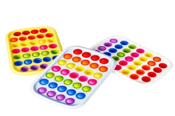 Push Toys Quadrato Zampa di gatto Piedi Bubble Take Away Antistress Divertente Board Desktop Gioco con le dita G4UPRUP7963931