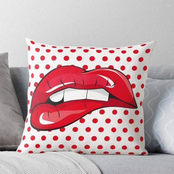 Kissen-Lippen-Kunst-Überwurf, Luxus-Sofa-Jahr