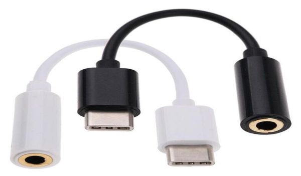 Kopfhörer-Kopfhörer-Buchsen-Adapter-Konverterkabel Typ C auf 35 mm Audio-Aux-Anschluss-Adapter mit Opp-Paket für Samsung HTC LG6731410