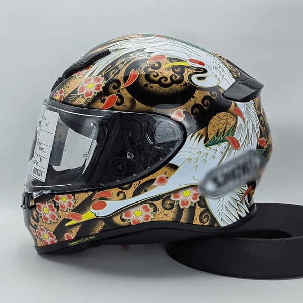 Capacete AA Designer Capacetes Moto Shoie Z7 Capacete de motocicleta atraindo riqueza Capacete de gato personalizado destacável carro de corrida de alta beleza tendência unissex 7J21