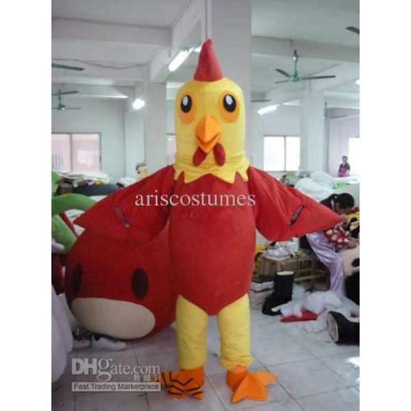 Costumi della mascotte Costume della mascotte del vestito operato dalla peluche del fumetto della mascotte del pollo di Natale di Halloween