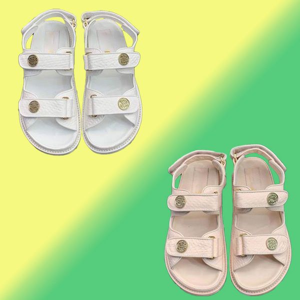 Designer clássico mestre feito sandálias femininas com caixa elegante ade sapatos planos mulheres peep toe sandálias de verão de luxo cinta ajustável ade plana