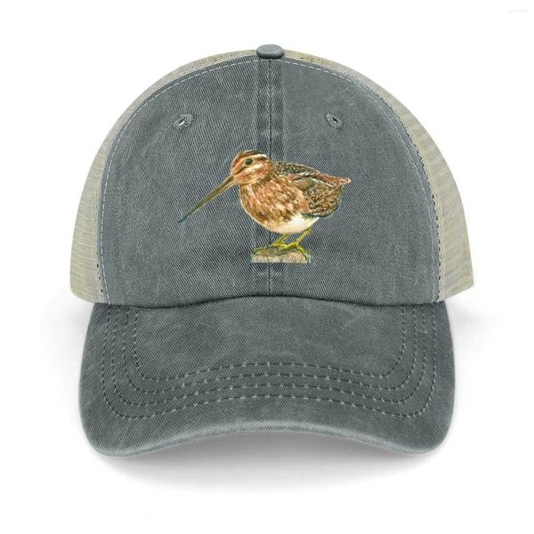 Berretti Snipe (acquerello) Cappello da cowboy Abbigliamento da golf Berretto da pesca Uomo Donna