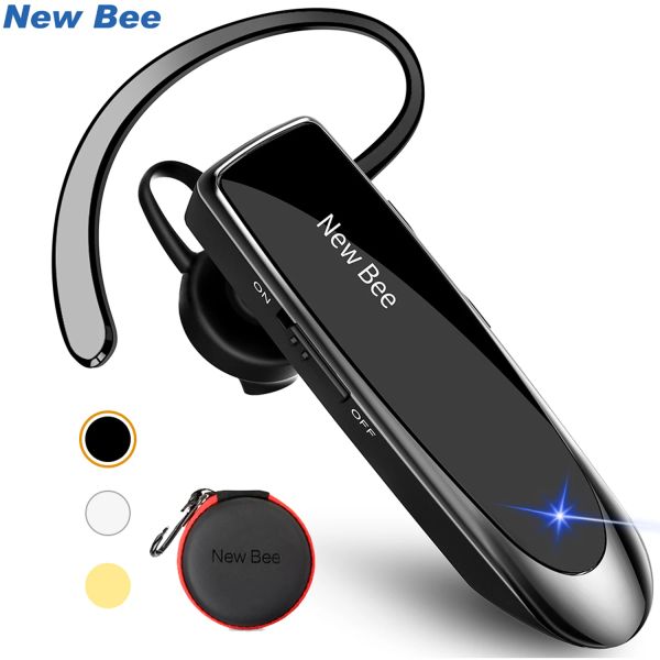 Fones de ouvido New Bee B41 Bluetooth Headset v5.0 fones de ouvido sem fio handphones sem -grau 24h