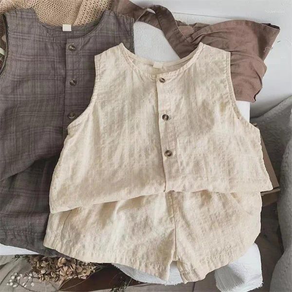 Kleidungssets Junge 2-teiliges Set Kinderkleidung Anzüge Kinder Baby Outfits Sommer 24-052