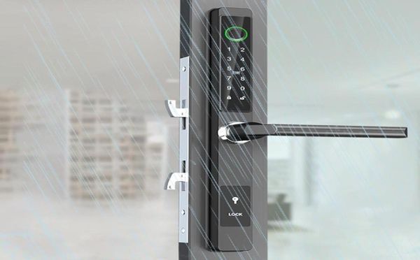 Nova trava de chegada European Standard Super Slim Home Apartment Office Smart Fingerprind Digital Door Lock com 3585 4585 6085 Morits8196921