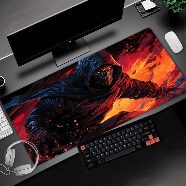 Pads Speed Mousepad 900 x 400 Extra großes Mauspad 1200 x 600 Schwarzes Mauspad Rotes erweitertes Gaming-Gummipad 1000 x 500 Langes Pad-Tisch